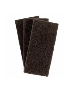 3M™ AN010418406 Doodlebug Brown Scrub ‘N Strip Pad #8541 117.4mmx254mm - Brown