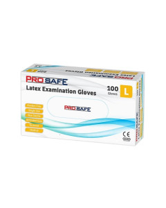 ProSafe™ PSMLPF-L Latex Examination Gloves Powder Free Large (100)