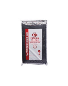 Austar PR55LT Premium Garbage Bag 55LT Black (250) Flat Pack