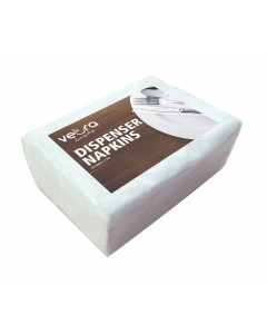 Veora™ 22505 Everyday Dispenser Napkin White 1 Ply D Fold (5000)