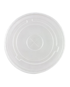 Envirochoice C-FLLGE PET Flat Slot Lid Clear 93mm Rim (1000)