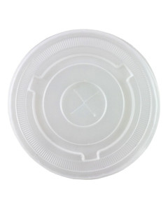 Envirochoice C-FLSML Pet Flat Slot Lid Clear 80mm Rim (1000)