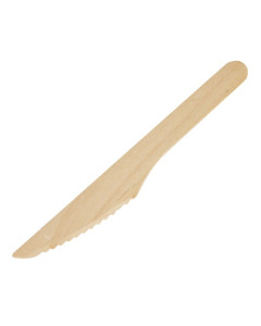 Envirochoice Cutlery Knife Wooden Kraft 165mm (100)