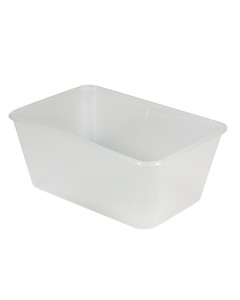 Envirochoice C-PP0606 Rectangular Container PP Freezer Grade Translucent 950ml (500)