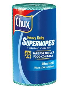 Chux® 9305G Superwipes® Heavy Duty Roll 30cm x 45m - Green