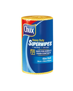 Chux® 9305Y Superwipes® Heavy Duty Roll 30cm x 45m - Yellow