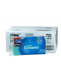 Chux® 09886 Superwipes® Regular Wiping Cloths 60x45cm 20clothsx12pks – Green