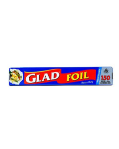 Glad® FHDW150/4 Heavy Duty Aluminium Foil Dispenser Pack Roll 44cm x 150m