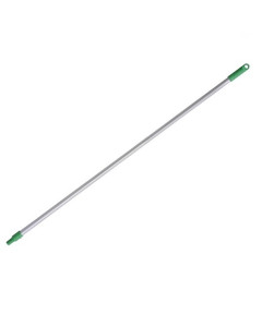 Oates® 164639 DuraClean® Aluminium Handle 25mm with Green 22mm Thread & Ferrule - 1.35m