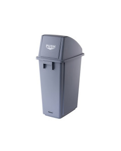 Oates® 165958 Flip Top Bin Slimline 58L – Grey