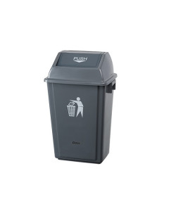 Oates® 165959 Flip Top Bin 60L – Grey