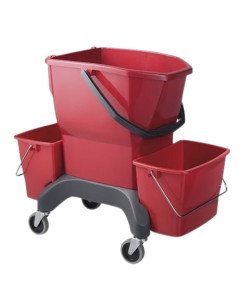 Oates® 165479 Ezy Ergo Twin Bucket System 25L - Red