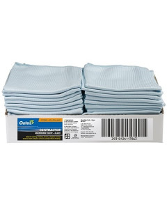 Oates® 165625 Contractor™ Microfibre Glass Cloths 40 x 40cm - Blue