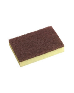 Oates® 165859 DuraClean® Scour 'N' Sponge Extra Heavy Duty 15x10cm - Maroon