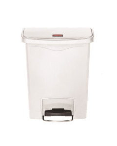 Rubbermaid® 1883555 Slim Jim® Streamline™ Step-On Front Step 30L - White