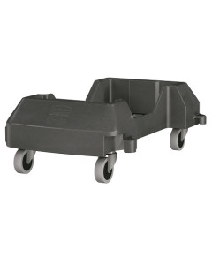 Rubbermaid® 1980602 Slim Jim® Resin Trainable Dolly - Black