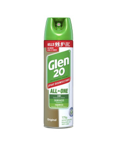 Glen 20 0357050 Hospital Grade Disinfectant Spray Original Scent 12x175gm