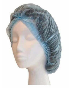 Pro-Val DPEB21B Crimped Beret 21” Disposable – Blue (1000)