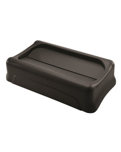 Rubbermaid® FG267360BLA Slim Jim® Swing Lid - Black