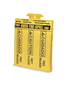 Rubbermaid® FG425400YEL Absorb Spill Station Tablets - Over the Spill Pads - Yellow