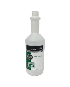 Solutions® K9 Oven & Grill Cleaner Dispensing Bottle 500ml - Empty Bottle