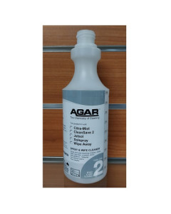 Agar™ D02 Spray & Wipe Cleaners Code 2 Bottle 500ml – Empty Bottle