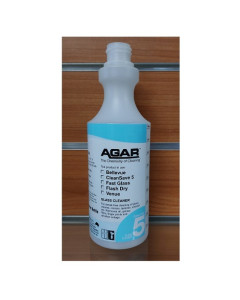 Agar™ D05 Glass Cleanser Code 5 Bottle 500ml – Empty Bottle
