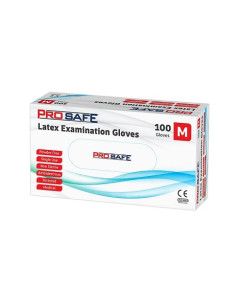 ProSafe™ PSMLPF-M Latex Examination Gloves Powder Free Medium (100)