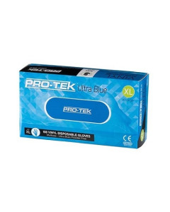 Pro-Tek BLUVINPF-XL Gloves Vinyl Blue Powder Free Extra Large (100)
