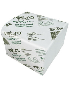 Veora™ 22004F Everyday Interleaved Toilet Tissue 2 Ply 36 packs x 250 sheets