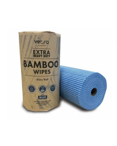 Veora™ 22630B Everyday Extra Heavy Duty Bamboo Wipes 30cmx45m Blue