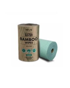 Veora™ 22631G Everyday Extra Heavy Duty Bamboo Wipes 30cmx45m Green