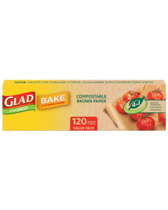 Glad to be Green® UB120 Compostable Bake Paper Dispenser Roll 30cm x 120m