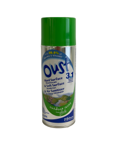 Oust™ 618854 3-IN-1 Hard Surface Disinfectant Spray - Outdoor Scent 325g