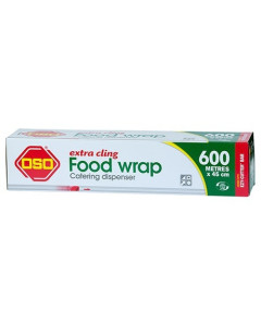 OSO® PMW600 Extra Cling Food Wrap Dispenser Pack Roll 45cm x 600m