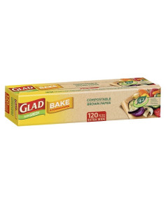 Glad to be Green® UBW120 Compostable Bake Paper Dispenser Extra Wide Roll 40.5cm x 120m