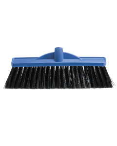 Oates® 164731 Industrial Extra Stiff Poly Platform Broom – Head Only – 450mm - Blue