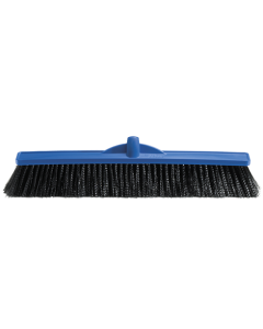 Oates® 164735 Industrial Extra Stiff Poly Platform Broom – Head Only – 600mm – Blue