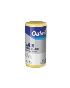 Oates® 165406 Value Wipes on a Roll 30x50cm - Yellow