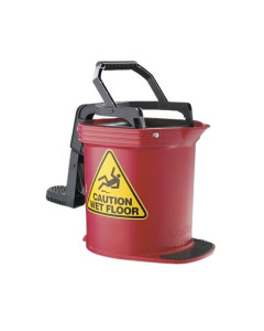 Oates® 165444 Wringer Bucket Duraclean® Ultra with Castor Wheels 16L - Red
