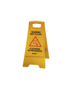 Oates® 165486 Contractor™ A-Frame Caution – Warning Wet Floor Cleaning in Progress