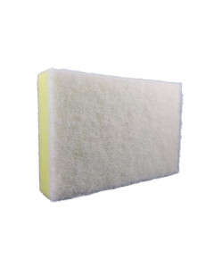 Oates® 165855 DuraClean® Scour 'N' Sponge Non-Scratch 15x10cm – White