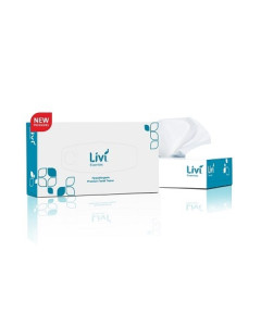 Livi® 1301 Essentials Hypoallergenic Facial Tissues 2 Ply 48 boxes x 100 sheets