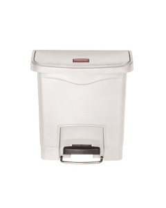 Rubbermaid® 1883554 Slim Jim® Streamline™ Step-On Front Step 15L - White