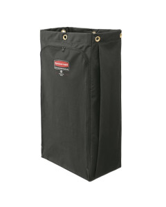 Rubbermaid® 1966888 Executive Canvas Bag for High-Capacity Janitorial Cleaning Carts 114L - Black