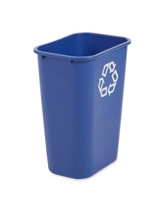 Rubbermaid® FG295773BLUE Wastebasket Recycling Large 39L – Blue