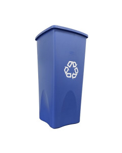 Rubbermaid® FG356973BLUE Untouchable® Waste Bin Recycling 87L - Blue
