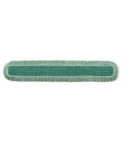 Rubbermaid® FGQ44900GR00 Hygen™ Launderable Microfibre Dust Pad Fringe 122cm - Green