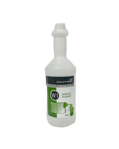 Solutions® W1 Window & Mirror Cleaner Dispensing Bottle 500ml - Empty Bottle