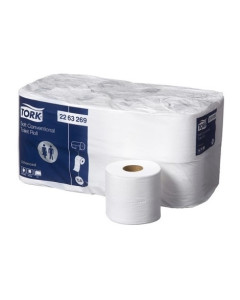 Tork® 2263269 Soft Conventional Toilet Roll 2 ply 48 rolls x 400 sheets T4